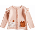 Load image into Gallery viewer, Girl's Toddler Spring Sweater Long Sleeve Knit Cardigan
