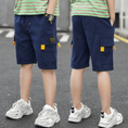 Load image into Gallery viewer, Boy's Summer Elastic  Casual Jogger Outdoor Cargo Shorts
