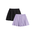 Load image into Gallery viewer, Girl's Pleated Elastic Waist Tennis School Skirt with Inner Shorts
