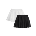 Load image into Gallery viewer, Girl's Pleated Elastic Waist Tennis School Skirt with Inner Shorts
