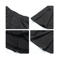 Load image into Gallery viewer, Girl's Pleated Elastic Waist Tennis School Skirt with Inner Shorts
