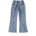 Load image into Gallery viewer, Girl's Skinny Elastic Waist Flared Stretchy Jeans
