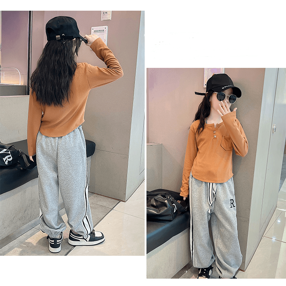 Girl‘s Thin Casual Blouse Bottoming Shirt Long Sleeve