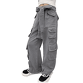 Load image into Gallery viewer, Girl's Casual High Waist Baggy Wide Leg Cargo Pants
