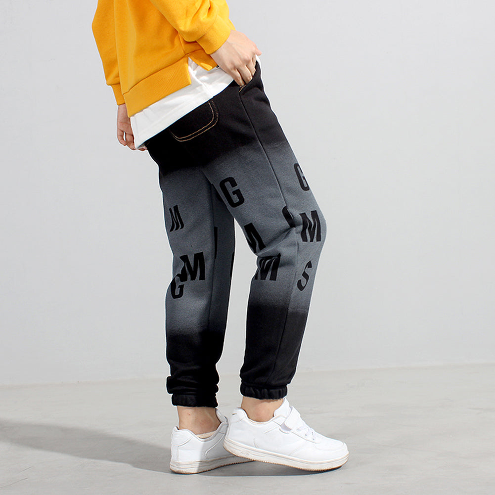 Boy's Basic Active Athletic Elastic Sweatpants