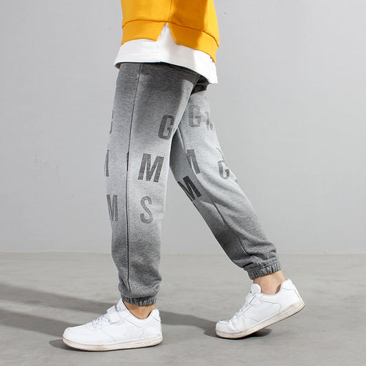 Pantaloni sportivi elastici atletici attivi di base da ragazzo 