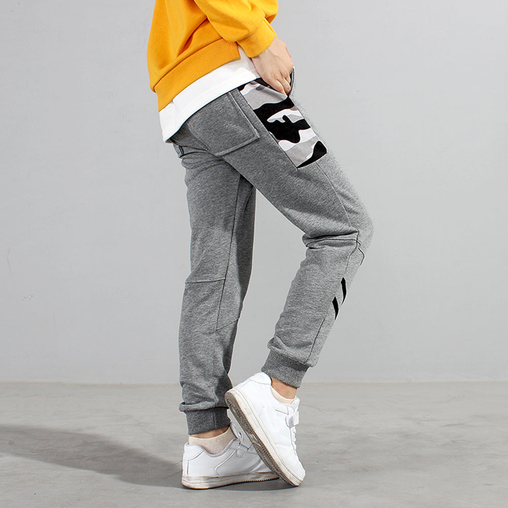 Boy's Casual Elastic Athletic Sweatpants