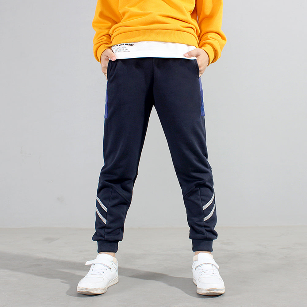 Boy's Casual Elastic Athletic Sweatpants